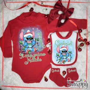 Set Natalizio Bimbo Stitch